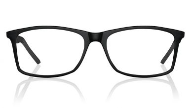 Black Square Rimmed Eyeglasses  (TR1139C1A1|54)
