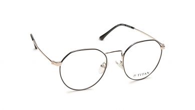 Gold Round Rimmed Eyeglasses (TR1253WFM2|50)