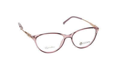 Pink Cateye Rimmed Eyeglasses  (TS1025WFC2|53)
