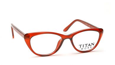 Red Cateye Rimmed Eyeglasses  (TW1083WFP2|48)