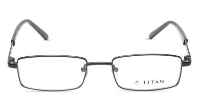 Black Rectangle Rimmed Eyeglasses (TW1097MFM1|51)