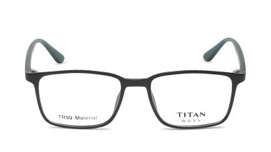 Black Wayfarer Rimmed Eyeglasses (TW1109MFP1|51)