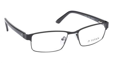 Black Rectangle Rimmed Eyeglasses (TW1134MFM1|52)