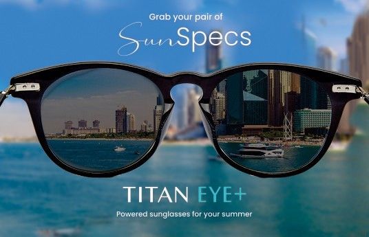 Titan Brown Square Sunglasses